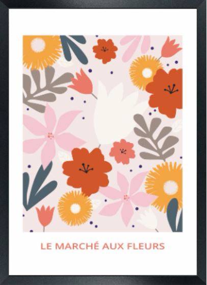 poster fleurs